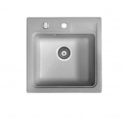 Мойка для кухни Marmorin Tama 1k 46,5х46,5 см искусственный камень Magranit серый 390 103 003