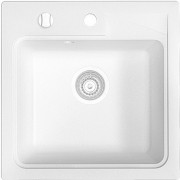 Мойка для кухни Marmorin Tama 1k 46,5х46,5 см искусственный камень Magranit белый 390 103 006
