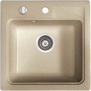 Мойка для кухни Marmorin Tama 1k 46,5х46,5 см искусственный камень Magranit песочный 390 103 007