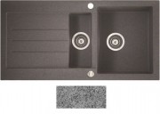 Мойка для кухни Marmorin Tellur 1,5k 10 100х50 см искусственный камень Magranit серый 380 513 003