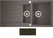 Мойка для кухни Marmorin Tellur 1,5k 10 100х50 см искусственный камень Magranit коричневый 380 513 004