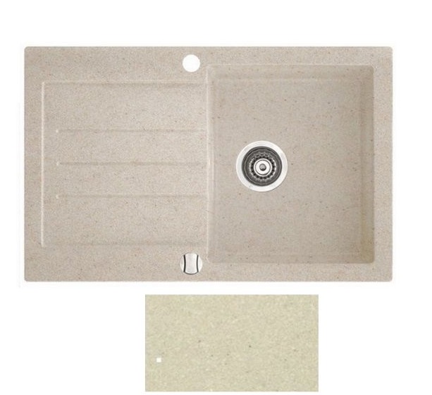 Мийка для кухні Marmorin Tellur 1k 10 78х50 см штучний камінь Magranit сафарі 380 113 001