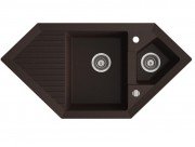 Мийка для кухні Marmorin Cire trapez 100х50 см штучний камінь Magranit коричневий 375 613 004