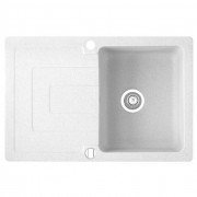 Мийка для кухні Marmorin Sten 1k 10 78х52 см штучний камінь Magranit білий 385 113 006