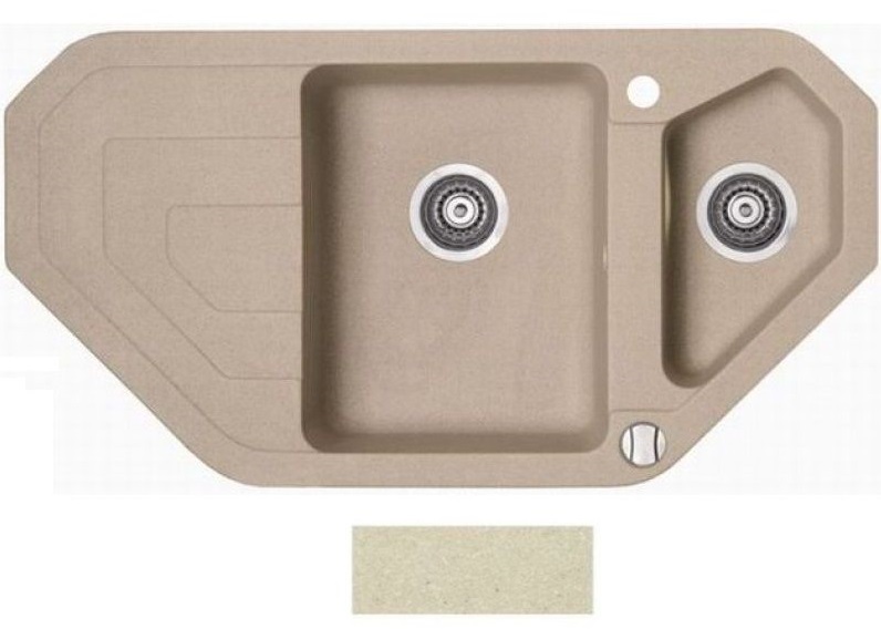 Мойка для кухни Marmorin Sten trapez 97х51 см искусственный камень Magranit сафари 385 613 001