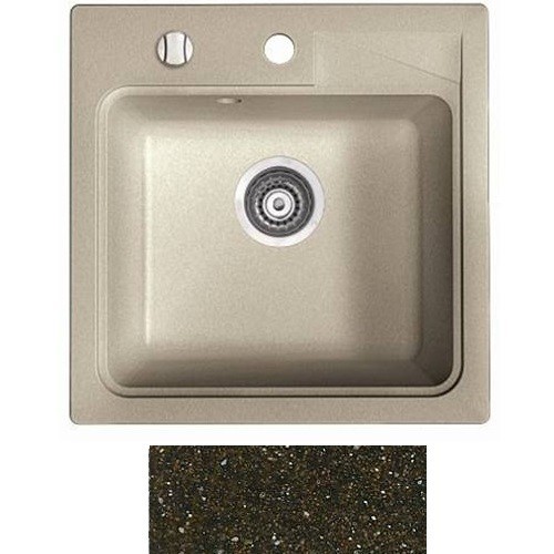 Мийка для кухні Marmorin Tama 1k 46,5х46,5 см штучний камінь Magranit коричневий 390 103 004