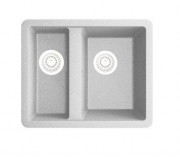 Мийка для кухні Marmorin Fado 1,5k 56х46 см штучний камінь Magranit білий 427 500 006