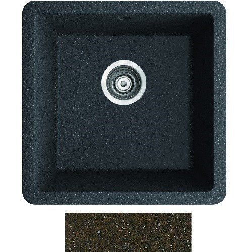 Мийка для кухні Marmorin Fado 1k 46х46 см штучний камінь Magranit коричневий 426 100 004