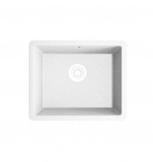 Мийка для кухні Marmorin Fado 1k 46х46 см штучний камінь Magranit білий 426 100 006