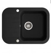 Мойка для кухни Marmorin Ignis 1k 0,50 62х47 см искусственный камень Magranit черный 435 133 002