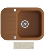 Мойка для кухни Marmorin Ignis 1k 0,50 62х47 см искусственный камень Magranit песочный 435 133 007