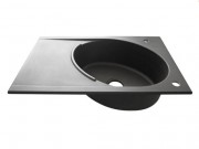 Мойка для кухни Marmorin Tono 1k 10 80х50 см искусственный камень Magranit черный 430 113 002