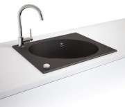 Мойка для кухни Marmorin Tono 1k 62,3х50 см искусственный камень Magranit черный 430 103 002