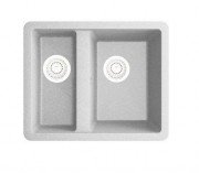 Мийка для кухні Marmorin Fado 1,5k 56х46 см штучний камінь Magranit білий 427 500 006