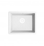 Мийка для кухні Marmorin Fado 1k 56х46 см штучний камінь Magranit білий 428 100 006