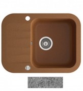 Мийка для кухні Marmorin Ignis 1k 0,50 62х47 см штучний камінь Magranit сірий 435 133 003