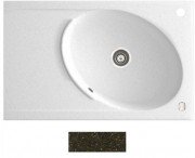 Мийка для кухні Marmorin Tono 1k 10 80х50 см штучний камінь Magranit коричневий 430 113 004