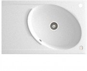 Мийка для кухні Marmorin Tono 1k 10 80х50 см штучний камінь Magranit білий 430 113 006