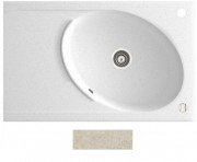 Мийка для кухні Marmorin Tono 1k 10 80х50 см штучний камінь Magranit пісочний 430 113 007