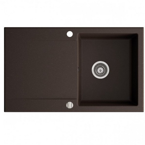 Мийка для кухні Marmorin Debra 1k 10 84х51 см штучний камінь Magranit коричневий 436 113 004