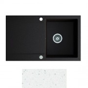 Мийка для кухні Marmorin Debra 1k 10 84х51 см штучний камінь Magranit білий 436 113 006