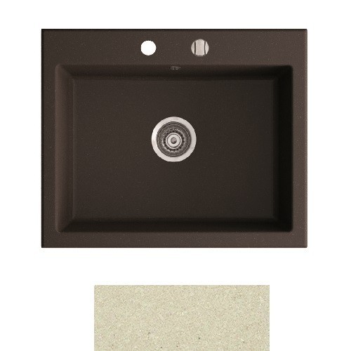 Мийка для кухні Marmorin Debra 1k 62х51 см штучний камінь Magranit сафарі 436 103 001