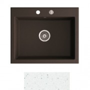 Мойка для кухни Marmorin Debra 1k 62х51 см искусственный камень Magranit белый 436 103 006