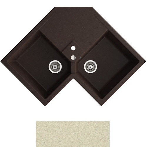 Мийка для кухні Marmorin Debra 2k 0,50 83х51 см штучний камінь Magranit сафарі 436 213 001