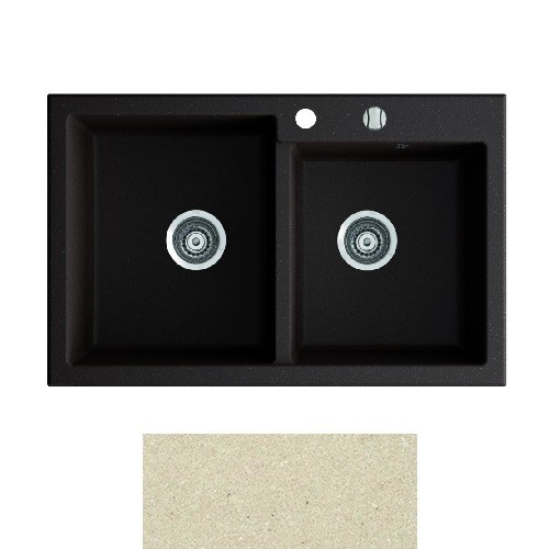 Мийка для кухні Marmorin Debra 2k 80х51 см штучний камінь Magranit сафарі 436 203 001