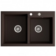 Мойка для кухни Marmorin Debra 2k 80х51 см искусственный камень Magranit коричневый 436 203 004
