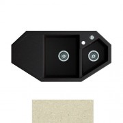 Мийка для кухні Marmorin Debra trapez 100х51 см штучний камінь Magranit сафарі 436 613 001