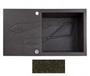 Мойка для кухни Marmorin Foorn I 1k 10 100х50 см искусственный камень Magranit коричневый 450 113 004