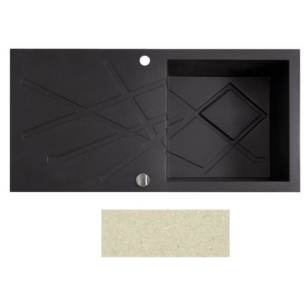 Мойка для кухни Marmorin Foorn II 1k 10 100х50 см искусственный камень Magranit сафари 460 113 001