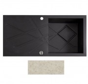 Мойка для кухни Marmorin Foorn II 1k 10 100х50 см искусственный камень Magranit песочный 460 113 007