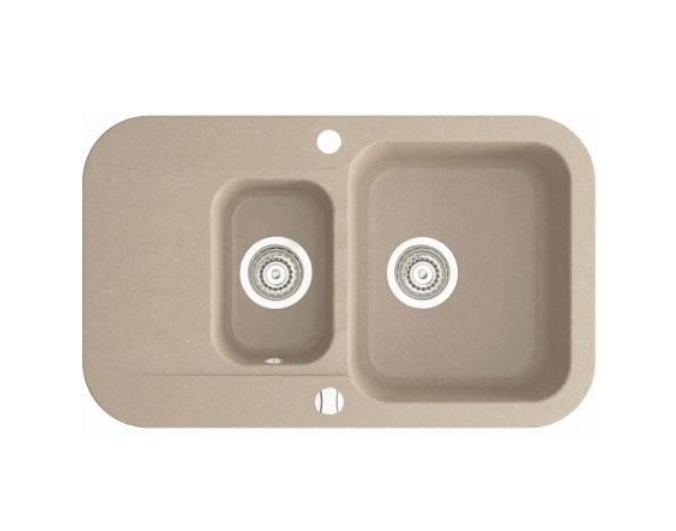Мойка для кухни Marmorin Ignis 1,5k 10 77х47 см искусственный камень Magranit песочный 435 513 007
