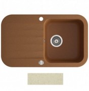 Мойка для кухни Marmorin Ignis 1k 10 77х47 см искусственный камень Magranit сафари 435 113 001
