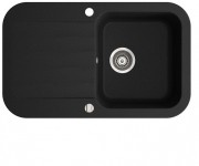 Мойка для кухни Marmorin Ignis 1k 10 77х47 см искусственный камень Magranit черный 435 113 002