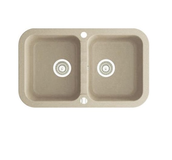 Мийка для кухні Marmorin Ignis 2k 77х47 см штучний камінь Magranit сафарі 435 203 001