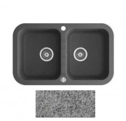 Мийка для кухні Marmorin Ignis 2k 77х47 см штучний камінь Magranit сірий 435 203 003