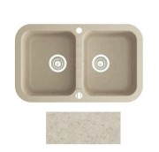 Мийка для кухні Marmorin Ignis 2k 77х47 см штучний камінь Magranit пісочний 435 203 007