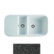 Мойка для кухни Marmorin Opal 1,5k 10 100х50 см искусственный камень Magranit черный 440 513 002