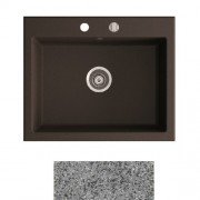 Мийка для кухні Marmorin Debra 1k 62х51 см штучний камінь Magranit сірий 436 103 003