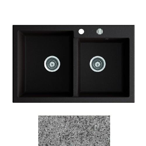 Мойка для кухни Marmorin Debra 2k 80х51 см искусственный камень Magranit серый 436 203 003