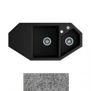 Мийка для кухні Marmorin Debra trapez 100х51 см штучний камінь Magranit сірий 436 613 003