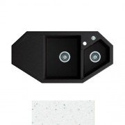 Мийка для кухні Marmorin Debra trapez 100х51 см штучний камінь Magranit білий 436 613 006