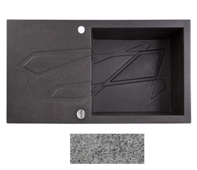 Мойка для кухни Marmorin Foorn I 1k 10 100х50 см искусственный камень Magranit серый 450 113 003