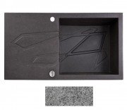 Мийка для кухні Marmorin Foorn I 1k 10 100х50 см штучний камінь Magranit сірий 450 113 003