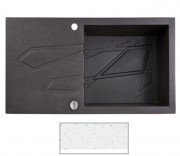 Мойка для кухни Marmorin Foorn I 1k 10 100х50 см искусственный камень Magranit белый 450 113 006