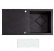 Мийка для кухні Marmorin Foorn II 1k 10 100х50 см штучний камінь Magranit білий 460 113 006