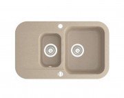 Мойка для кухни Marmorin Ignis 1,5k 10 77х47 см искусственный камень Magranit песочный 435 513 007